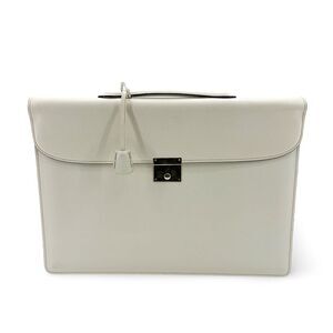 Valextra Premiere Briefcase White